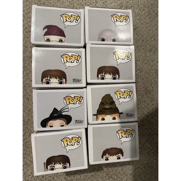 Lot of 8 Harry Potter Funko Pop Dumbledore Voldemort Ron Weasley Neville Minerva - Picture 7 of 7